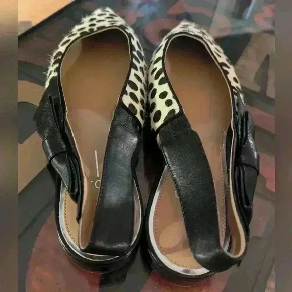 NWOT Linea Paolo Calf Hair Sling Backs Size 8M - Picture 7 of 11